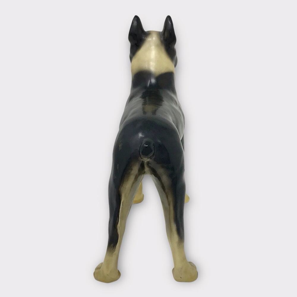 Mortens Studio Boston Terrier Dog Vintage Figurine Black & White Female - Picture 5 of 8